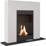 Whisky Mantle Fireplace White