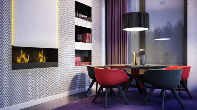 Quebec Wall Bio Fireplace - Image 3