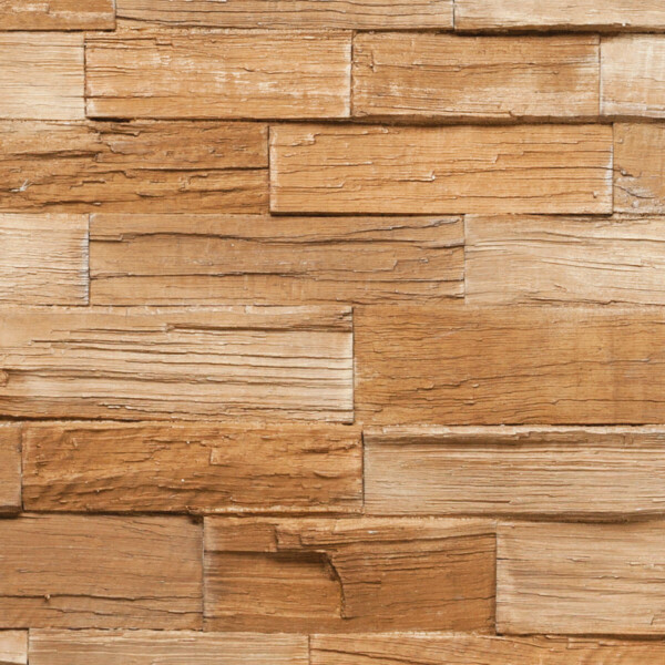 Wall Panel – Wooden Staves Brown Duelas Marron (Ref 642)