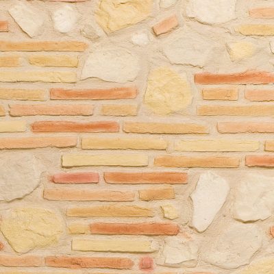 MULTICOLOURED BRICK AND FLINT STONE ref 011