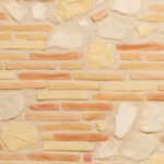 MULTICOLOURED BRICK AND FLINT STONE ref 011