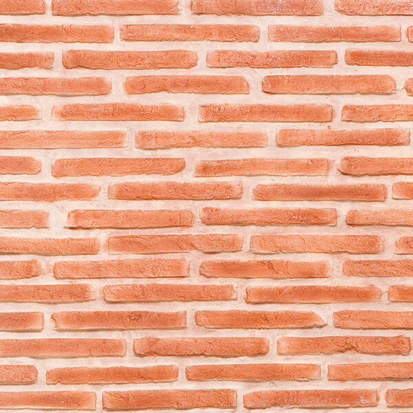 Wall Panel – Horizontal Red Brick / Ladrillo Rojo