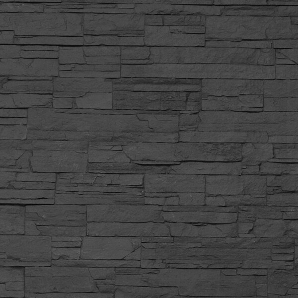 Wall Panel – Black Stone Like Strata Lascas Negra (Ref 106)