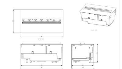 Cassette Insert Fireplace 400 600 - Image 2