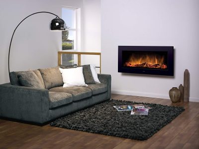 SP16 Rustic Fireplace with Logs - Image 2
