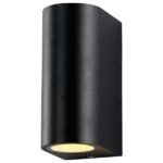Wall lamp Black aluminium 2 x Gu10 Up and Down