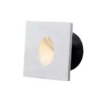 Led stair light white Aluminium 3watt 4500k Square