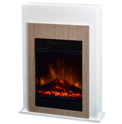 Bellini electric fireplace mantle concrete
