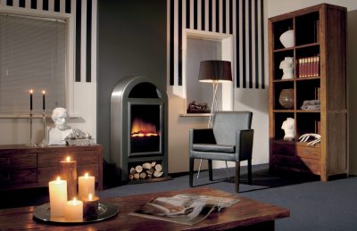 Modern Nordic style electric fireplace - Image 2