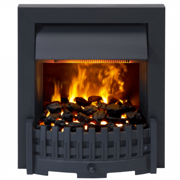 Danville Black Inset Fireplace