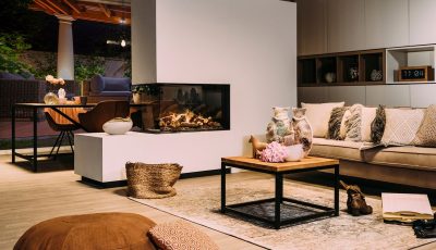 Bespoke Designer Fireplace Divider