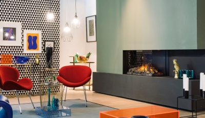 Bespoke Designer Fireplace Two sided