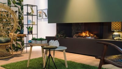 Bespoke Designer Fireplace Three sided