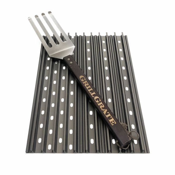 GrillGrate Grill Grates & Brush Kit – 47,75 x 13,34cm