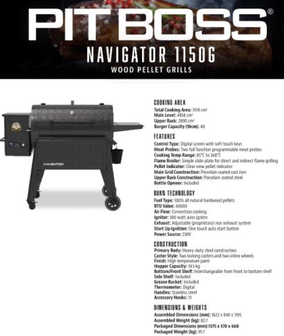 Pitboss Navigator series 1150 - Image 4