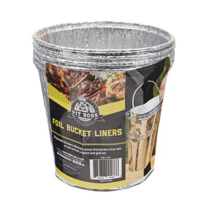 Pit Boss Foil Liners Bucket 6 pack
