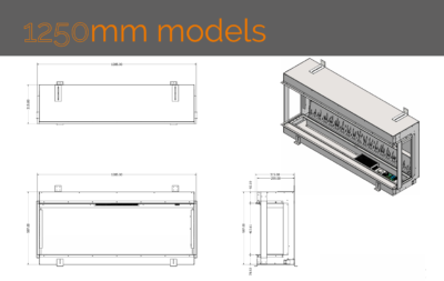 Halo 1250 Smart Series Fireplace - Image 2