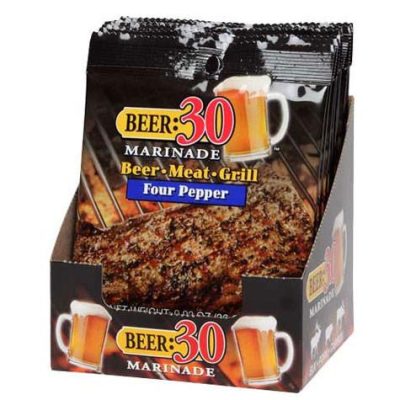 Four Pepper Beer BBQ Marinade by single sachet
