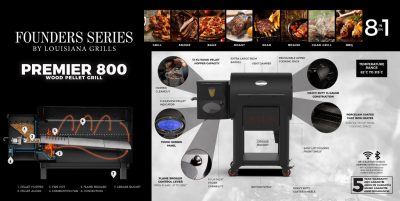 Louisiana Grill Premier Founders Series 800 - Image 8