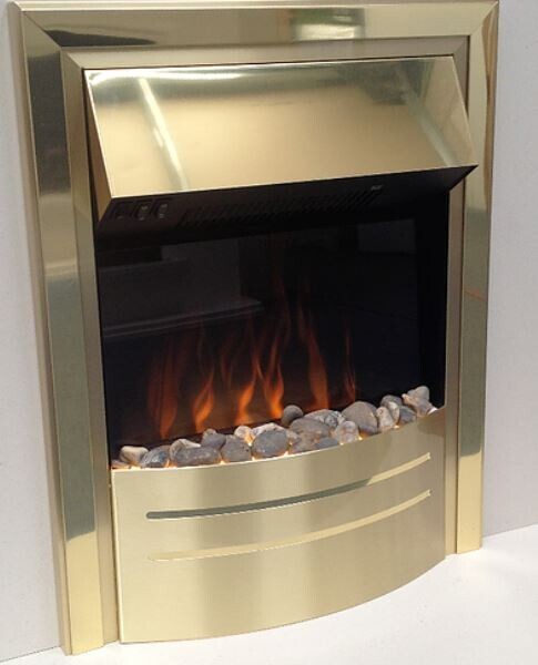 Inset Fireplace Suite Phantom Brass Satin