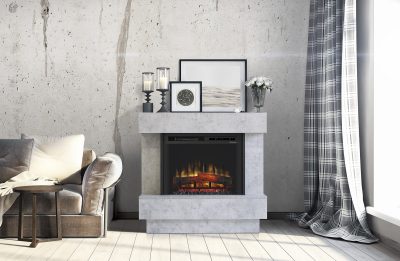 Concrete Zen Fireplace Ex Display - Image 2