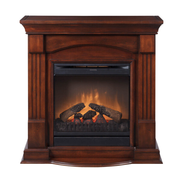 Walnut Antique Fireplace