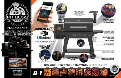 Pit Boss Pro Series WiFi 1600 Wood Pellet Smoker & Grill - Image 3