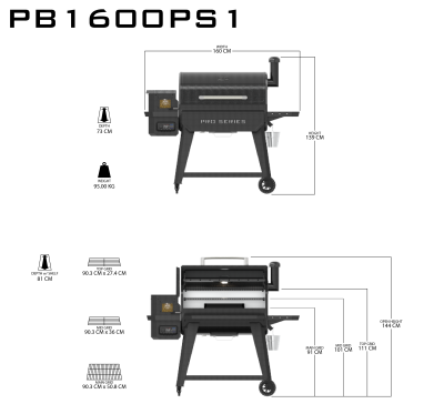 Pit Boss Pro Series WiFi 1600 Wood Pellet Smoker & Grill - Image 4