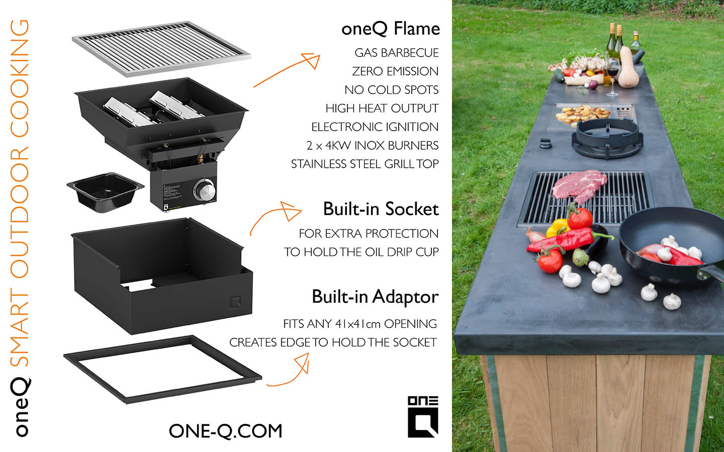 OneQ Flame Gas BBQ | Sunsource
