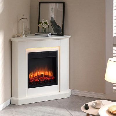 Triton Corner Fireplace Mantle Piece
