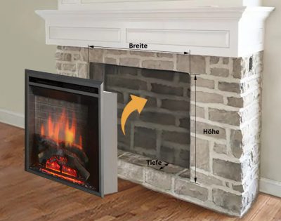 Electric Fireplace Lucas Fusion Fireplace Insert 23 - Image 6