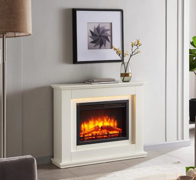 Vania Fireplace Mantle with RGB Mood Lighting DIY Kit - Image 2