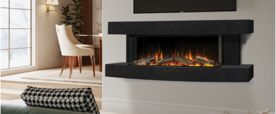Black Onyx Cubbington 135cm Suite Fireplace - Image 2