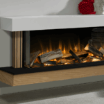 Slat Wood Welford 135cm Fireplace Suite