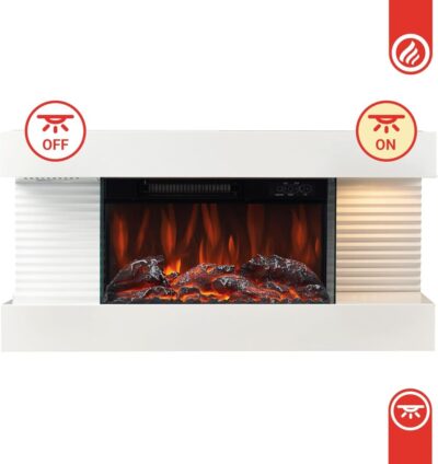 Wall Mounted Fusion Fireplace Liza - Image 4