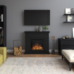 Tagu Larsen Deep Black Mantlepiece PowerFlame