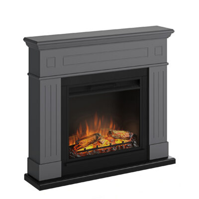 Larsen Solid Grey Mantlepiece Powerflame - Image 4