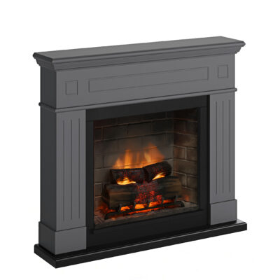 Larsen Solid Grey Mantlepiece New Gen PowerFlame 2 - Image 3