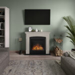 Helmi Light Beige Mantlepiece PowerFlame