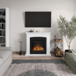 Tagu Helmi Pure White Mantlepiece PowerFlame