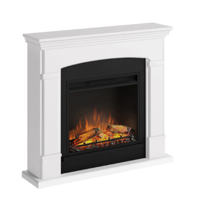 Helmi Pure White Mantlepiece PowerFlame - Image 5