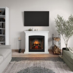 Tagu Helmi Pure White Mantlepiece New Gen PowerFlame 2
