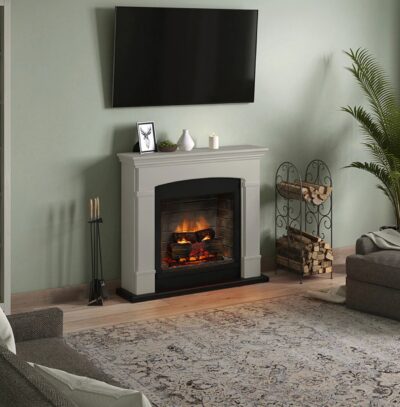 Helmi Light Beige Mantlepiece New Gen PowerFlame 2 - Image 3