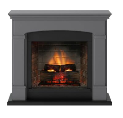 Helmi Solid Grey Mantlepiece New Gen PowerFlame 2 - Image 6