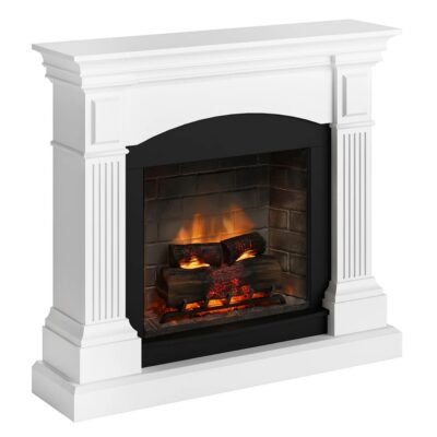 Magna Pure White Mantlepiece Powerflame 2 - Image 4