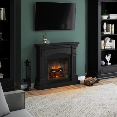 Magna Deep Black Mantlepiece Powerflame 2 - Image 3