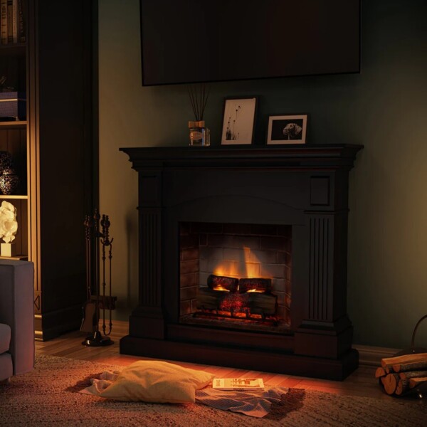Tagu Magna Deep Black Mantlepiece PowerFlame 2