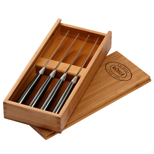Rosle Steak Knife Set 4 pcs. in Wooden Box