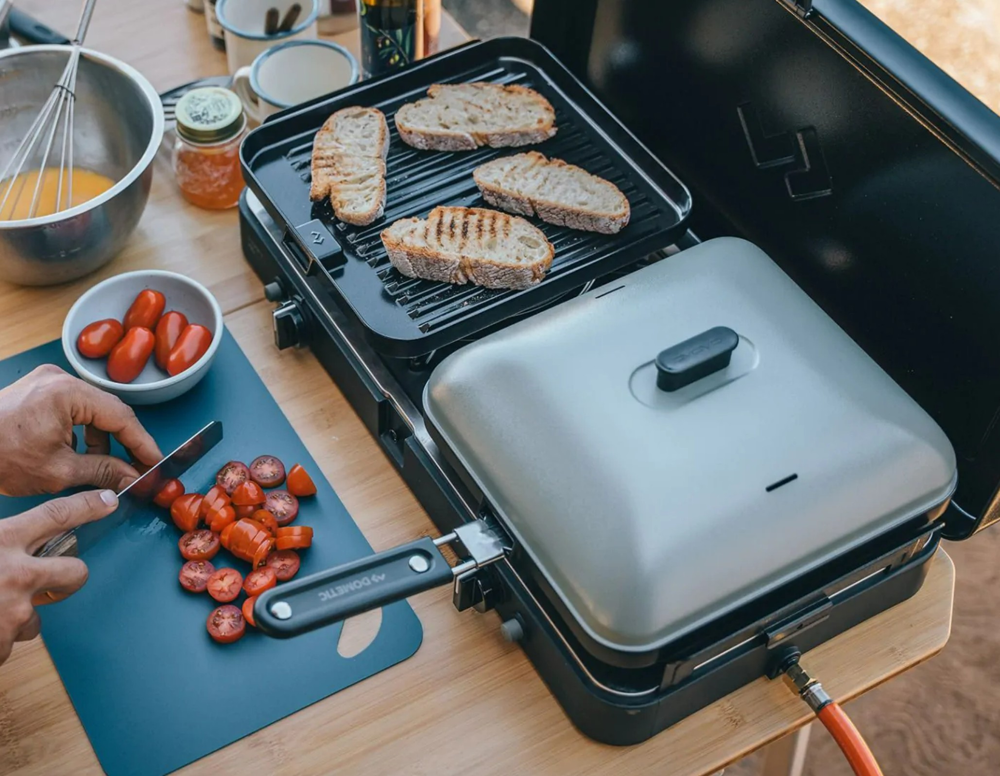 CADAC 2 Cook Ribbed Grill Plate - Image 5