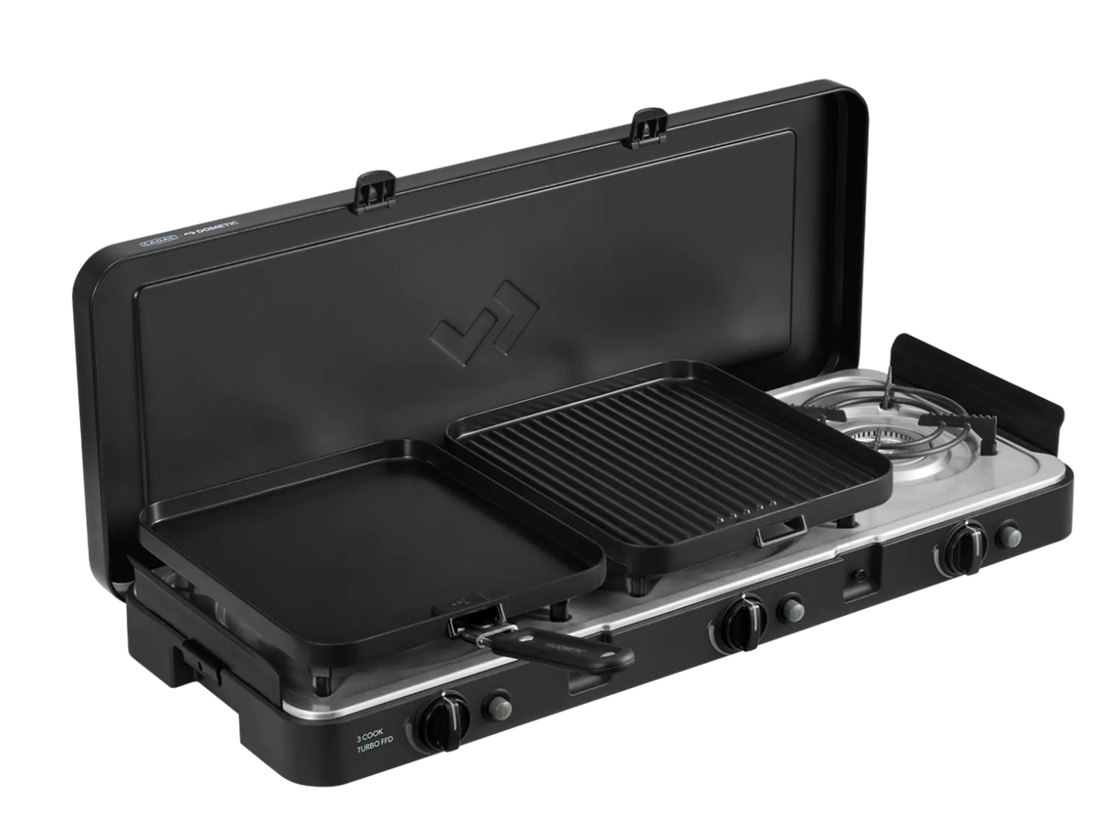 CADAC 2 Cook Ribbed Grill Plate - Image 2